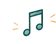音符のイラスト